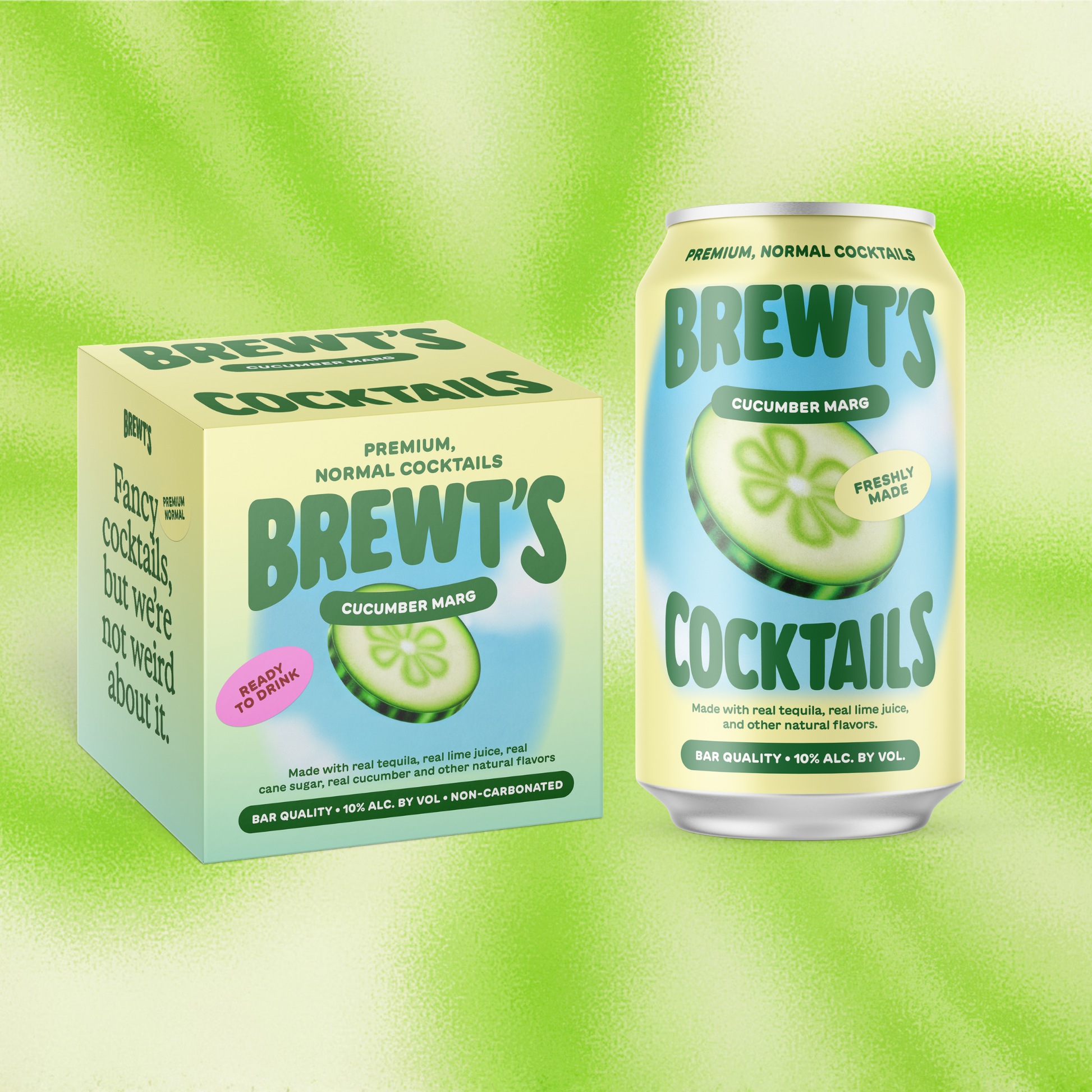 Brewt's Cucumber Margarita 4 Pack
