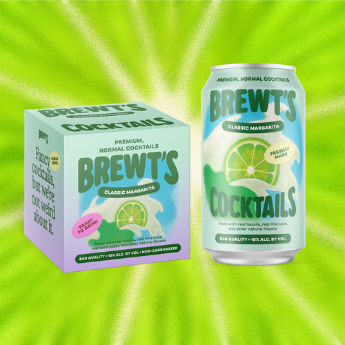 Brewt's Classic Margarita 4 Pack