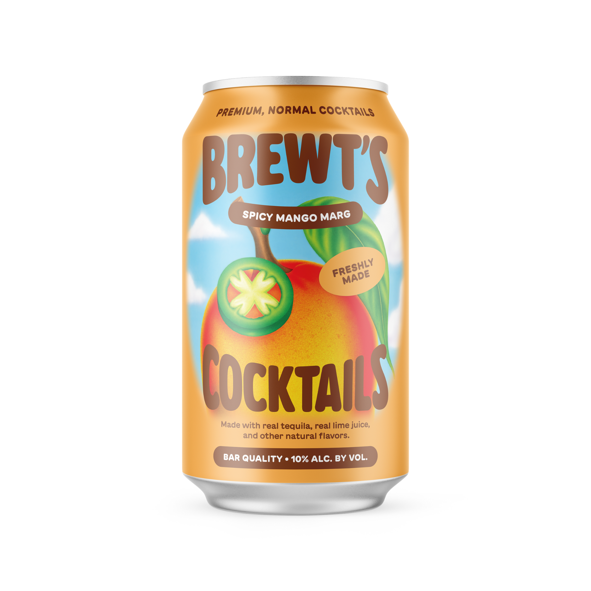 Brewt's Spicy Mango Margarita 4 Pack