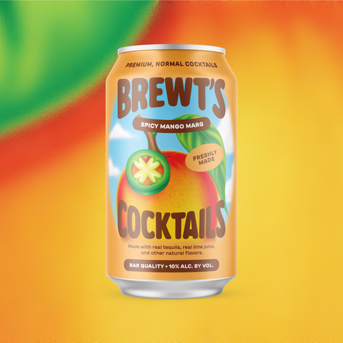 Brewt's Spicy Mango Margarita 4 Pack