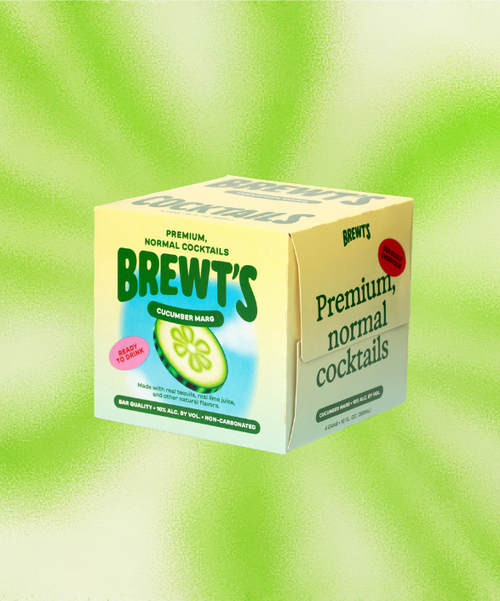 Brewt's Cucumber Margarita 4 Pack
